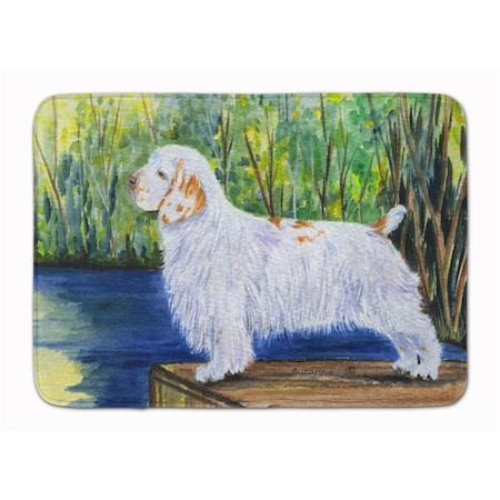 Carolines Treasures Clumber Spaniel Machine Washable Memory Foam Mat SS8261RUG